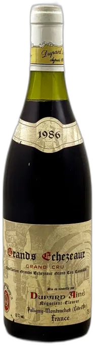 aperçu du vin Dupard Ainé Grands Echezeaux