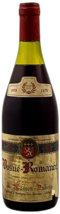 aperçu du vin Masson Dubois Vosne Romanée 1978