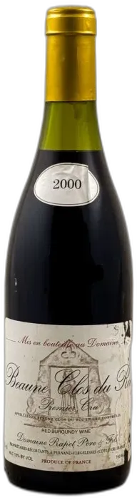 image du vin Rapet Beaune 1er Cru "Clos du Roi" 2000