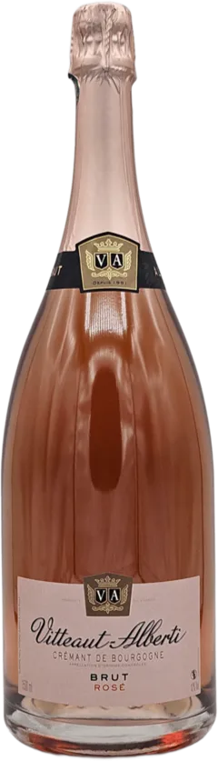 image du vin Crémant de Bourgogne Brut Rosé Magnum Vitteaut-Alberti