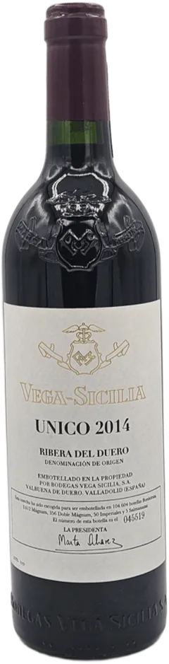 photo du vin Ribera Del Duero "Unico" Rouge 2014 Vega-Sicilia