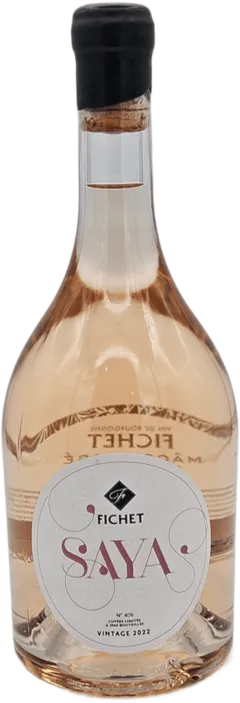 photo du vin Bourgogne Mâcon "Cuvée Saya" Rosé 2022 Domaine Fichet