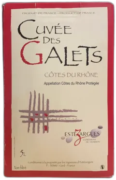 image du vin Galets Bib Rouge 2024 2 4110 Estézargues