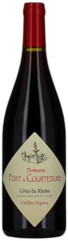 photo du vin Font de Courtedune Cotes du Rhône Vieilles Vignes 2022