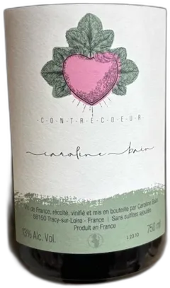 photo du vin Caroline Bain Vin de France Contre Cœur