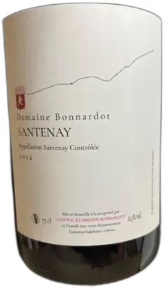 photo du vin Domaine Bonnardot Santenay 2022