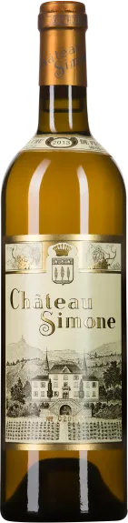 vue du vin Château Simone Blanc