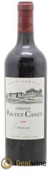 photo du vin Château Pontet Canet