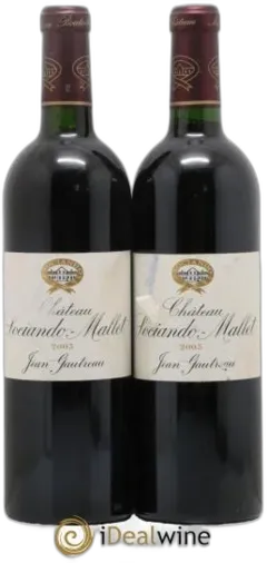 photo du vin Château Sociando Mallet