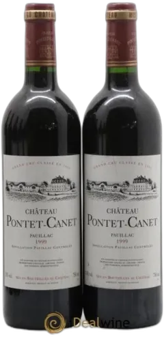 aperçu du vin Pontet Canet