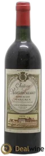 photo du vin Château Rauzan-Gassies