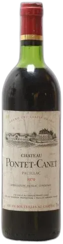 aperçu du vin Pontet Canet