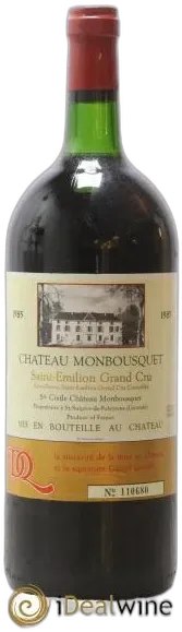 vue du vin Château Monbousquet