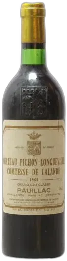 photo du vin Pichon Longueville Comtesse de Lalande