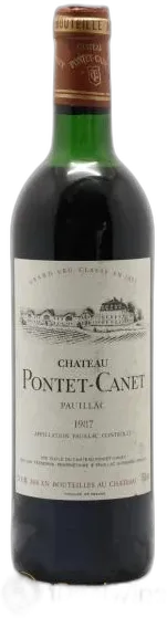 photo du vin Château Pontet-Canet