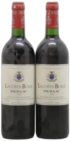 photo du vin Lacoste Borie