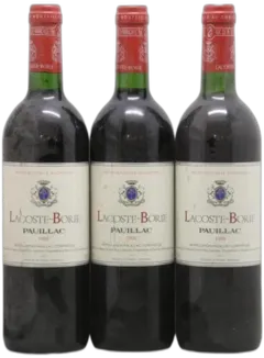 photo du vin Lacoste Borie