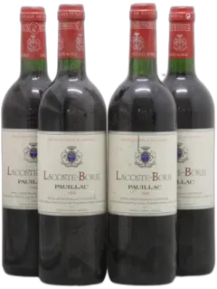 photo du vin Lacoste Borie
