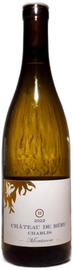 vue du vin Chablis Montserre 2020 Château de Beru