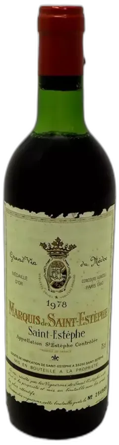 photo du vin Marquis de Saint Estèphe 1978