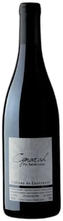 image du vin Château de Cazeneuve, Cynarah Rouge
