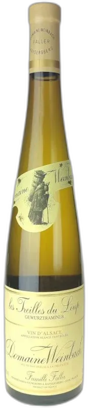 photo du vin Alsace Gewürztraminer, les Treilles du Loup 2023 Domaine Weinbach