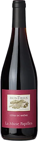 vue du vin Domaine Montirius Côtes du Rhône Jardin Secret 2017