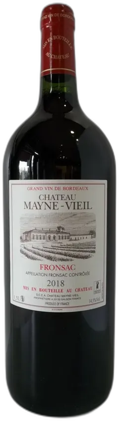 capture du vin Magnum Fronsac Château Mayne Vieil Vignoble Roger J.Seze
