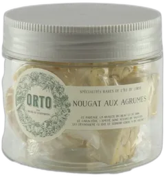 photo du vin Orto Nougat Aux Agrumes 100g