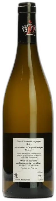 vue du vin Rully Montmorin Jacques Dury