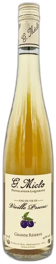 photo du vin Miclo, Eau de Vie de Vieille Prune