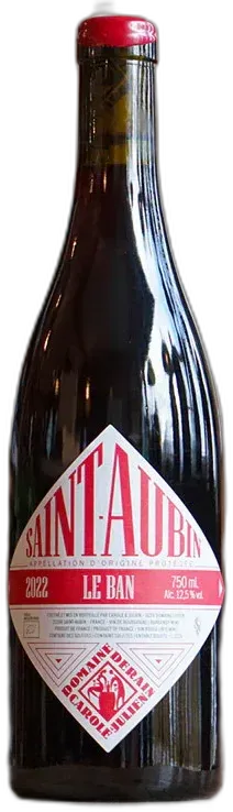 vue du vin Saint-Aubin "le Ban" 2022 Domaine Derain