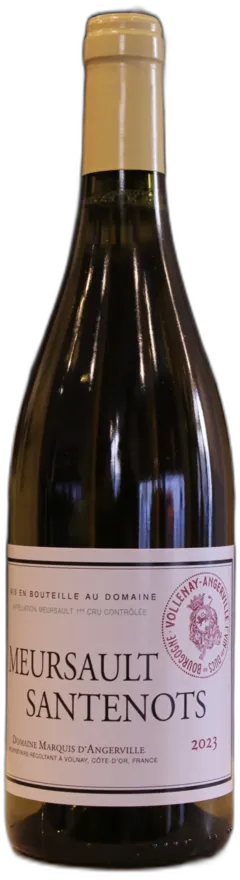 photo du vin Meursault Premier Cru Santenots 2023 Marquis d’Angerville
