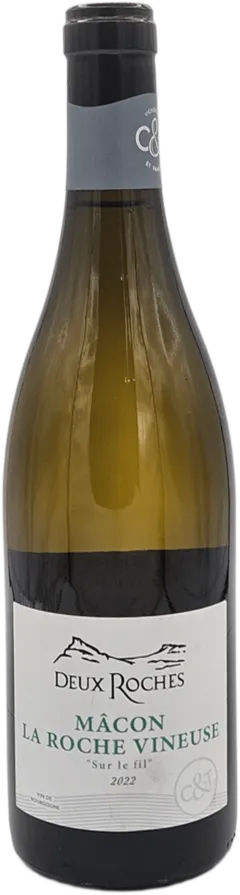 aperçu du vin Bourgogne Mâcon la Roche Vineuse "Sur le Fil" Blanc 2022 Domaine des Deux Roches