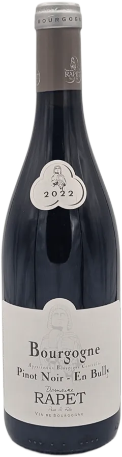 photo du vin Bourgogne Pinot Noir "en Bully" Rouge Domaine Rapet