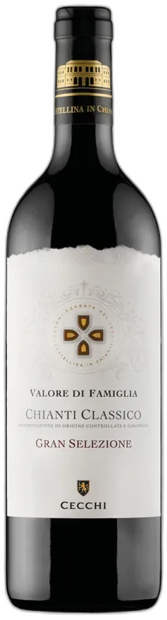capture du vin Chianti Classico Docg Gran Selezione Valore di Famiglia Cecchi 2021