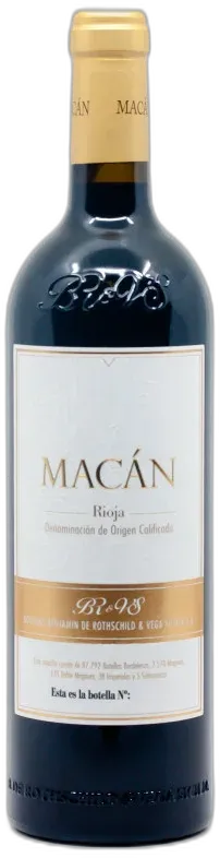 photo du vin Vega Sicilia Macán Rioja 2016
