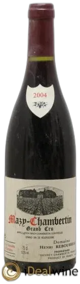illustration du vin Mazis-Chambertin Grand Cru Henri Rebourseau