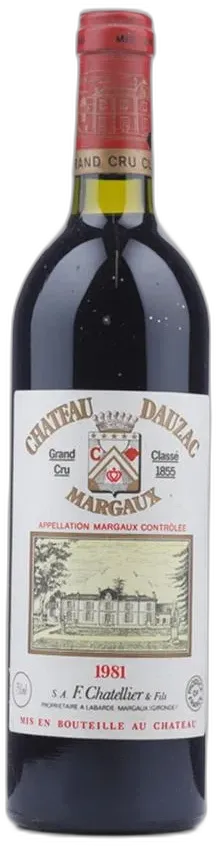 vue du vin Dauzac