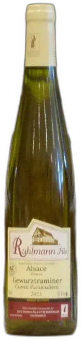 photo du vin Gewurztraminer Gilbert Ruhlmann Fils Cuvée Particulière 2023