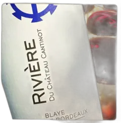 image du vin Riviere du Château Cantinot 2020 Bordeaux Château Cantinot