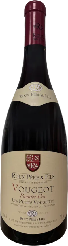 illustration du vin Aoc Vougeot 1er Cru les Petits Vougeots Rouge 2021 Domaine Roux Père et Fils