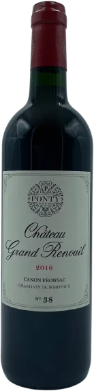 image du vin Chateau Grand Renouil 2016
