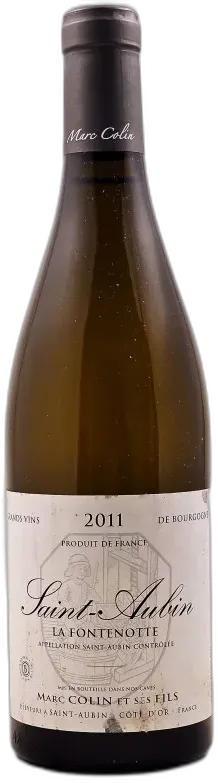 photo du vin Marc Colin Saint Aubin "la Fontenotte" 2011
