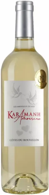 photos du vin Karamanh Amoureux Blanc 2024 Vignerons de Caramany