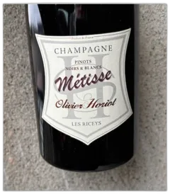 illustration du vin Olivier Horiot Champagne Brut Nature Métisse