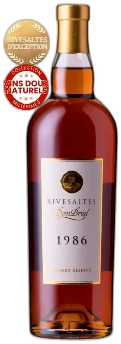 capture du vin Dom Brial, Rivesaltes Grande Réserve 1986