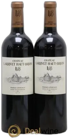 photo du vin Château Larrivet Haut-Brion