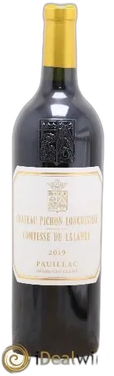 aperçu du vin Château Pichon Longueville Comtesse de Lalande