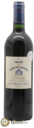 photo du vin Prélude à Grand Puy Ducasse Second Vin